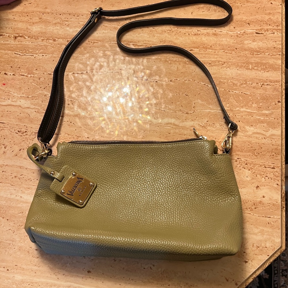Valentina Italy genuine leather cross-body